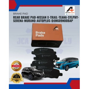 Rear Brake Pad-Nissan X-Trail-Teana-Sylphy-Serena-Murano-AUTOPLUS-D4M609N00BAP