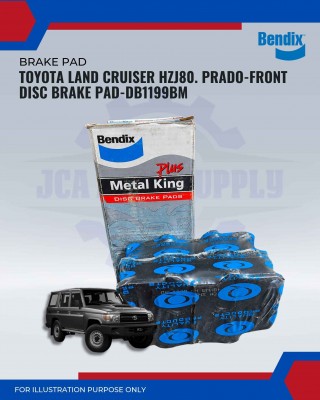 Toyota Land Cruiser HZJ80. Prado-Front Disc Brake Pad-DB1199BM  