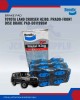 Toyota Land Cruiser HZJ80. Prado-Front Disc Brake Pad-DB1199BM Toyota Land Cruiser HZJ80. Prado-Front Disc Brake Pad-DB1199BM