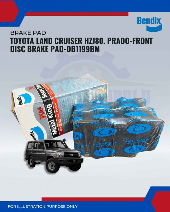 Toyota Land Cruiser HZJ80. Prado-Front Disc Brake Pad-DB1199BM Toyota Land Cruiser HZJ80. Prado-Front Disc Brake Pad-DB1199BM