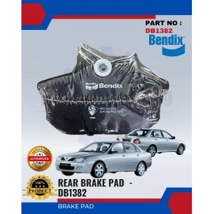 Rear Brake Pad-Proton Waja-BENDIX-DB1382