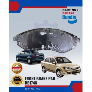 Front Brake Pad-Proton Saga Blm-Flx-Fl-Savvy-BENDIX-DB1748