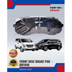 Front Disc Brake Pad-Hyundai Starex-Kia Carnival-BENDIX METAL TITANIUM-DB1940 MKT