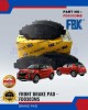 Showing image for Front Brake Pad-Perodua Ativa-FBK-FD030MS Front Brake Pad-Perodua Ativa-FBK-FD030MS image