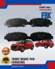 Showing image for Front Brake Pad-Perodua Ativa-FBK-FD030MS Front Brake Pad-Perodua Ativa-FBK-FD030MS image
