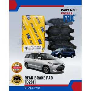 Rear Disc Brake Pad-Toyota Estima ACR30-FBK-FD2811