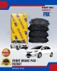 Perodua Alza - Toyota Vios NCP93 Front Disc Brake Pad - FBK - FD2837 Brake System image