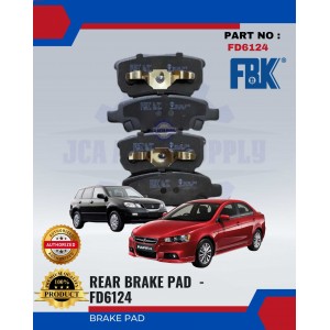 Rear Disc Brake Pad-Proton Inspira-Mitsubishi Airtrek-FBK-FD6124