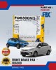 Proton Persona - Iriz Front Disc Brake Pad - FBK - FD6300 Brake System image