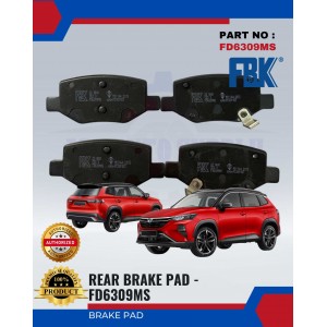 Rear Brake Pad-Proton X50-FBK-FD6309MS