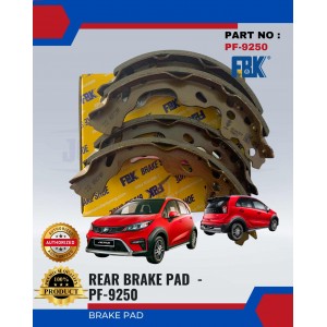 Rear Brake Pad-Proton Iriz 1.3-1.5-Proton Persona VVT 2016-FBK-FK6308