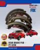 REAR BRAKE PAD-PROTON IRIZ 1.3-1.5-PROTON PERSONA VVT 2016-FBK-FK6308 Brake System image