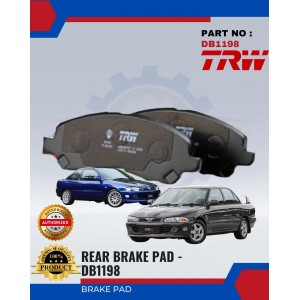 Front Disc Brake Pad-Proton Wira 1.6-1.8-Perdana-Satria-Putra-TRW-GDB1128