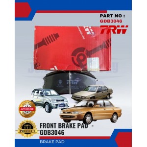 Front Brake Pad-Proton Saga-Wira-Iswara-TRW-GDB3046