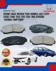 Front Disc Brake Pad-Honda Jazz-City-Civic-TMO-T9A-TFO-T5A-TRO Hybrid-HONDA-NKP100FF image