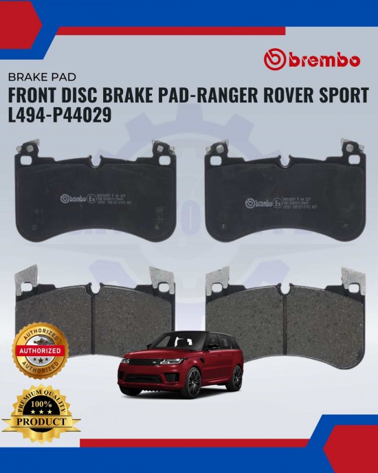 FRONT DISC BRAKE PAD-RANGER ROVER SPORT L494-P44029 Brake System image