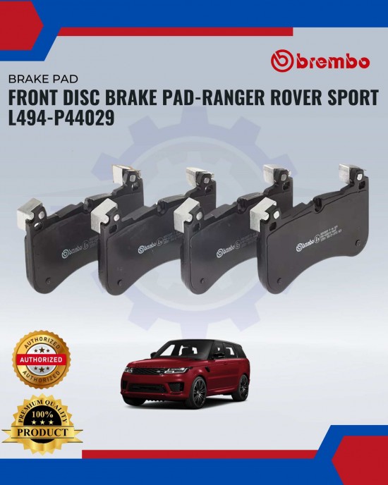 FRONT DISC BRAKE PAD-RANGER ROVER SPORT L494-P44029 Brake System image