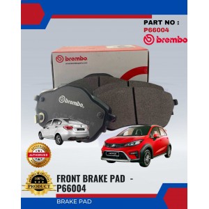 Front Brake Pad-Proton Iriz (2014)-Proton Persona(2016-2020)-BREMBO-P66004