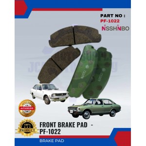  Front Disc Brake Pad-Toyota Corolla KE20-Nisshinbo-PF-1022