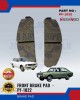  Front Disc Brake Pad-Toyota Corolla KE20-Nisshinbo-PF-1022 Brake System image