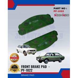  Front Disc Brake Pad-Toyota Corolla KE20-Nisshinbo-PF-1022