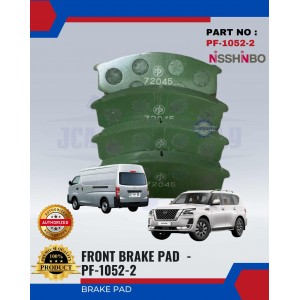 Front Brake Pad-Nissan Patrol-Urvan-NISSHINBO-PF-1052-2