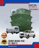 Nissan Patrol - Urvan Front Brake Pads - NISSHINBO - PF-1052-2 Brake System image