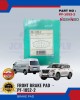 Nissan Patrol - Urvan Front Brake Pads - NISSHINBO - PF-1052-2 Brake System image