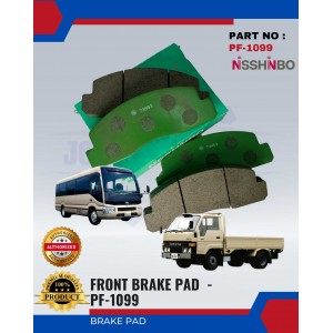 Front Disc Brake Pad (4pcs)-NISSHINBO-PF-1099