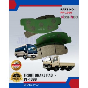 Front Disc Brake Pad (4pcs)-NISSHINBO-PF-1099