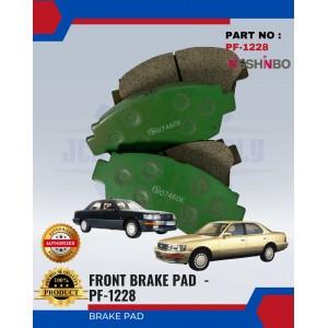 Front Disc Brake Pad (4pcs)-Toyota Lexus-NISSHINBO-PF-1228