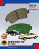 Front Disc Brake Pad (4pcs)-Toyota Lexus-NISSHINBO-PF-1228 Brake System image