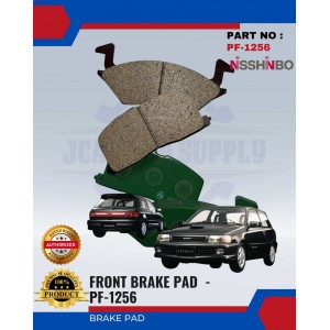 Front Disc Brake Pad-Toyota Starlet-NISSHINBO-PF-1256