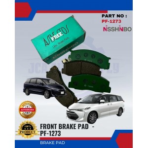 Front Disc Brake Pad-Toyota Estima-Previa-NISSHINBO-PF-1273