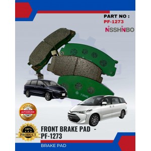 Front Disc Brake Pad-Toyota Estima-Previa-NISSHINBO-PF-1273