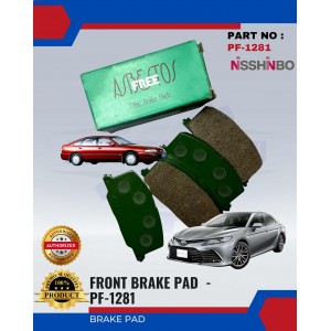 Front Disc Brake Pad-Toyota Celica-Camry-NISSHINBO-PF-1281