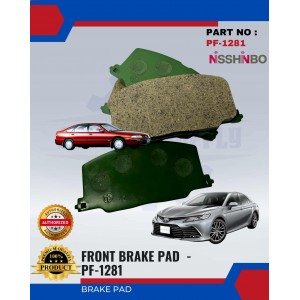 Front Disc Brake Pad-Toyota Celica-Camry-NISSHINBO-PF-1281