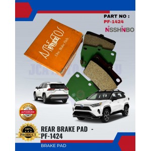 Rear Disc Brake Pad-Toyota Rav4-NISSHINBO-PF-1424