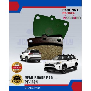 Rear Disc Brake Pad-Toyota Rav4-NISSHINBO-PF-1424