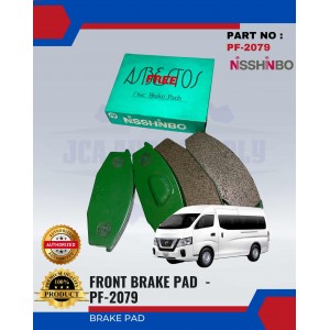 Front Disc Brake Pad (4pcs)-Nissan Urvan-NISSHINBO-PF-2079