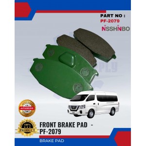 Front Disc Brake Pad (4pcs)-Nissan Urvan-NISSHINBO-PF-2079