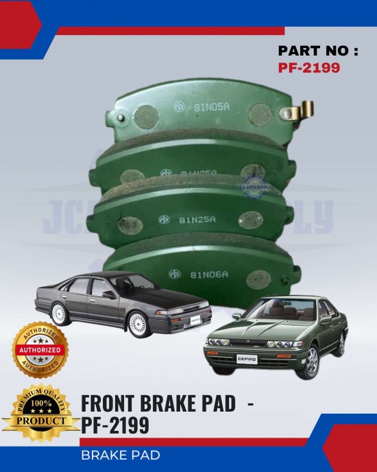 Nissan Cefiro A31 Front Brake Pads - NISSHINBO - PF-2199 Brake System image