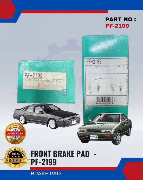 Nissan Cefiro A31 Front Brake Pads - NISSHINBO - PF-2199 Brake System image