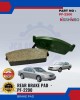 NISSHINBO Disc Brake Pad (RR) Set - Nissan Cefiro 2.0 - PF-2200 Brake System image