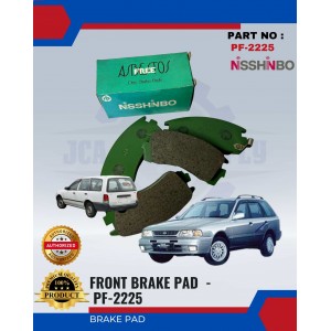 Front Disc Brake Pad-Nissan Ad Resort Y10-NISSHINBO-PF-2225