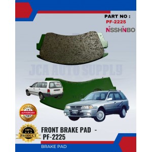 Front Disc Brake Pad-Nissan Ad Resort Y10-NISSHINBO-PF-2225