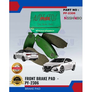 Front Disc Brake Pad-Nissan Sentra-NISSHINBO-PF-2306