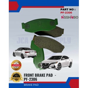 Front Disc Brake Pad-Nissan Sentra-NISSHINBO-PF-2306