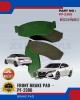 NISSHINBO-DISC BRAKE PAD - FRONT - NISSAN SENTRA - PF-2306 image