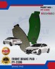 NISSHINBO-DISC BRAKE PAD - FRONT - NISSAN SENTRA - PF-2306 image